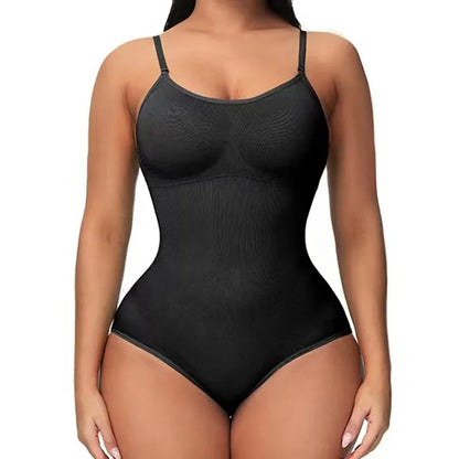 Super Sale V Neck Spaghetti Strap Bodysuit Shapewear