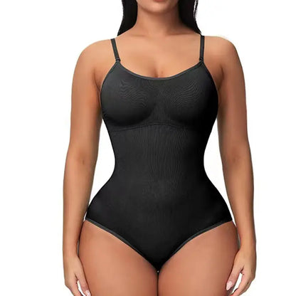 Super Sale V Neck Spaghetti Strap Bodysuit Shapewear